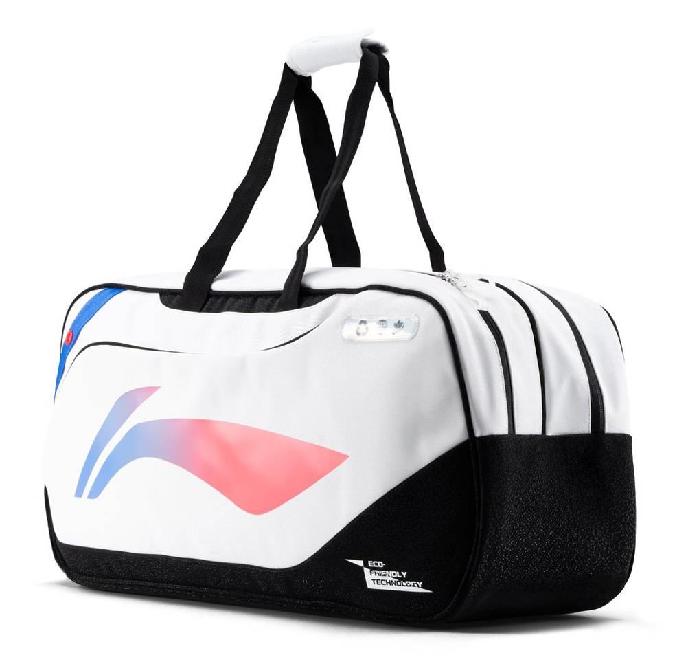 Li-Ning Competition Square 6 Racket Badminton Bag - White / Black