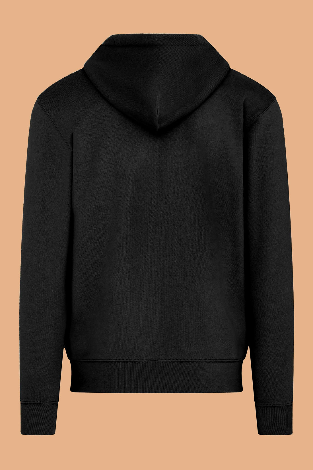 Embroidered P Zip-Up Hoodie