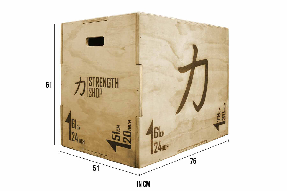 Large Wooden Plyo Box - 30in x 24in x 20in