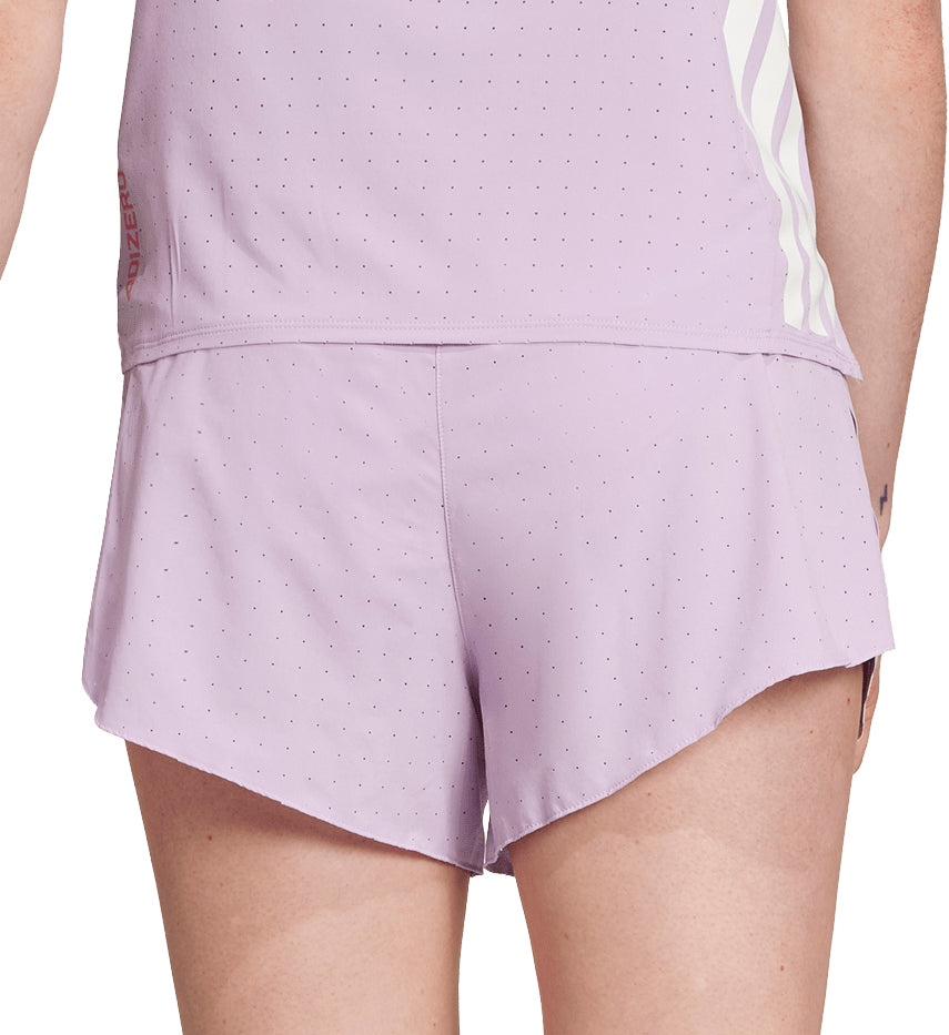 adidas Adizero Split 3 Inch Womens Running Shorts - Purple