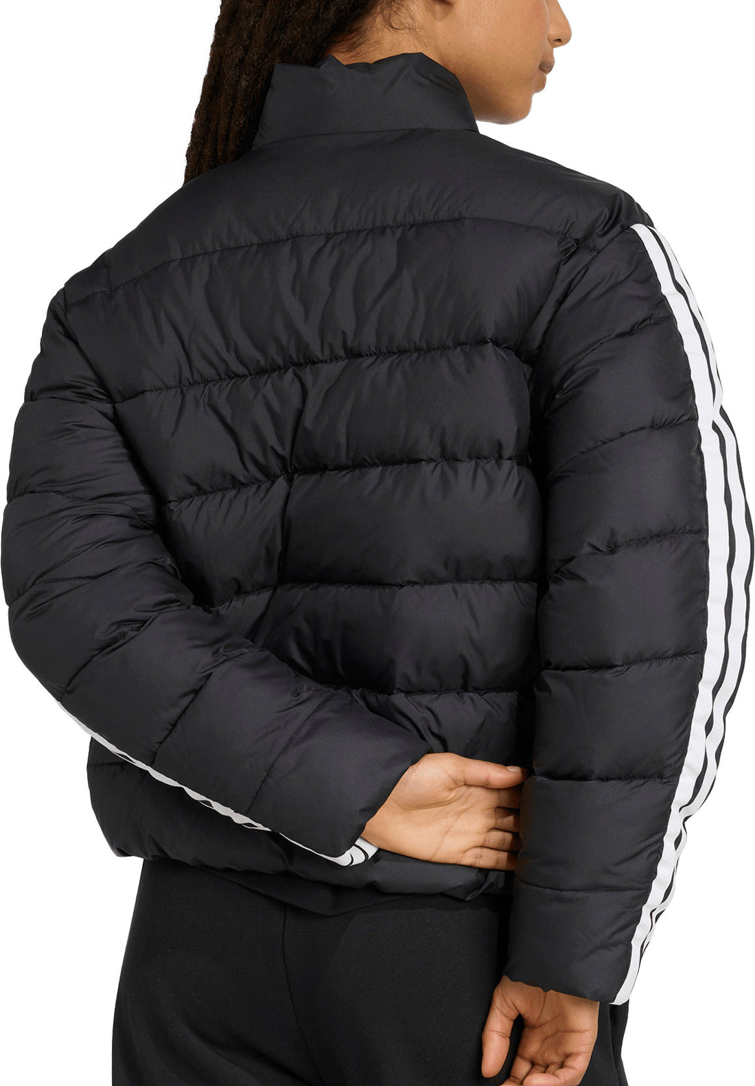 adidas Essentials ClimaWarm 3 Stripes Womens Down Jacket - Black