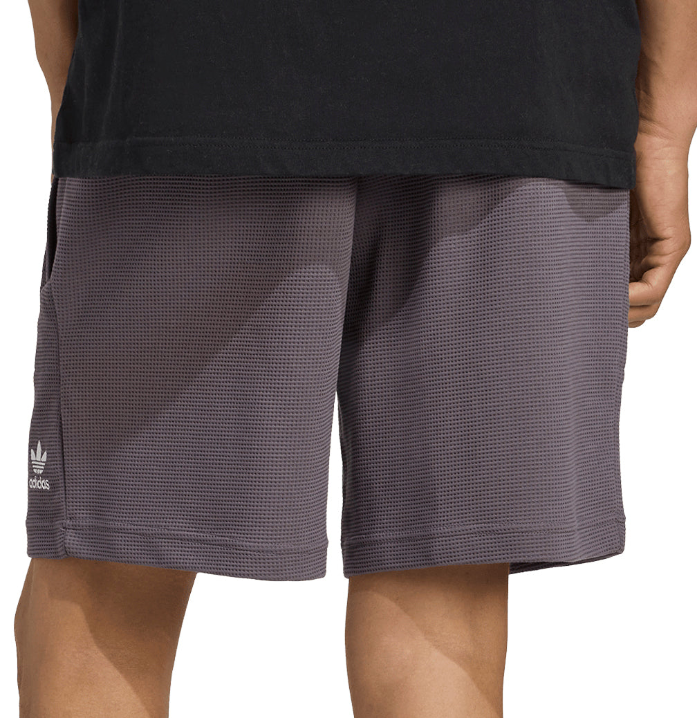 adidas Essentials Trefoil Waffle Mens Shorts - Grey
