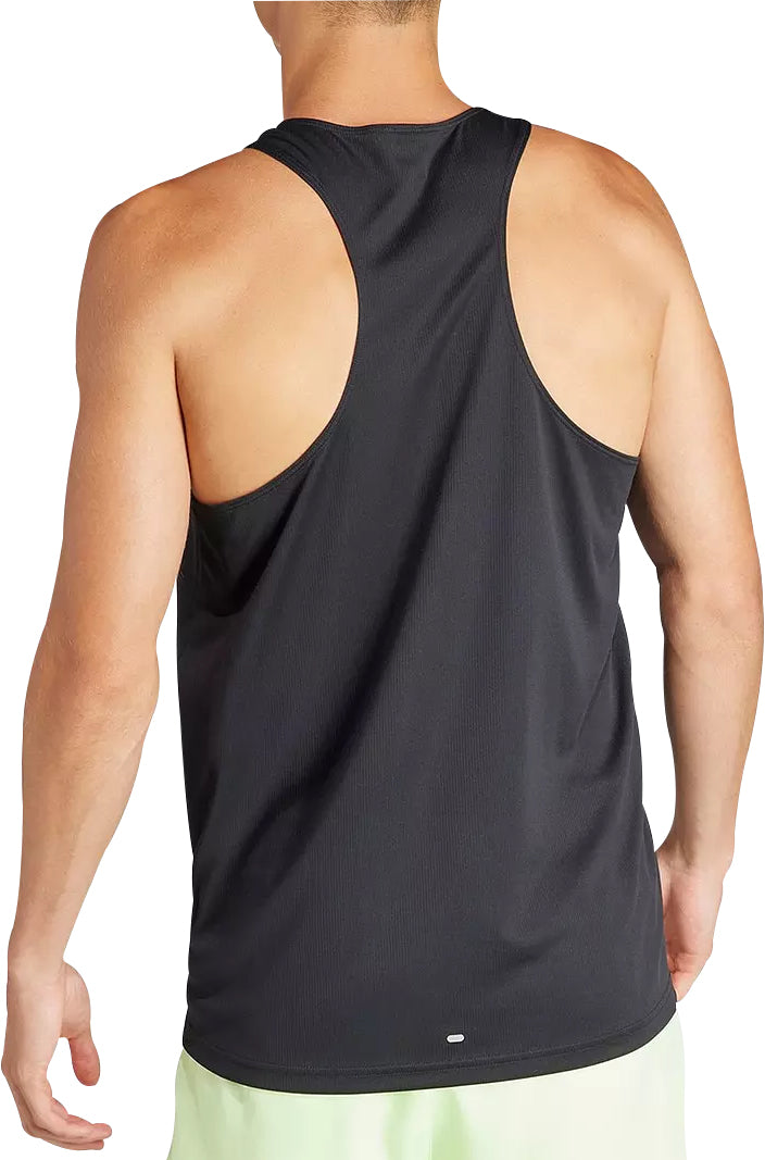 adidas Run It Mens Running Vest - Black