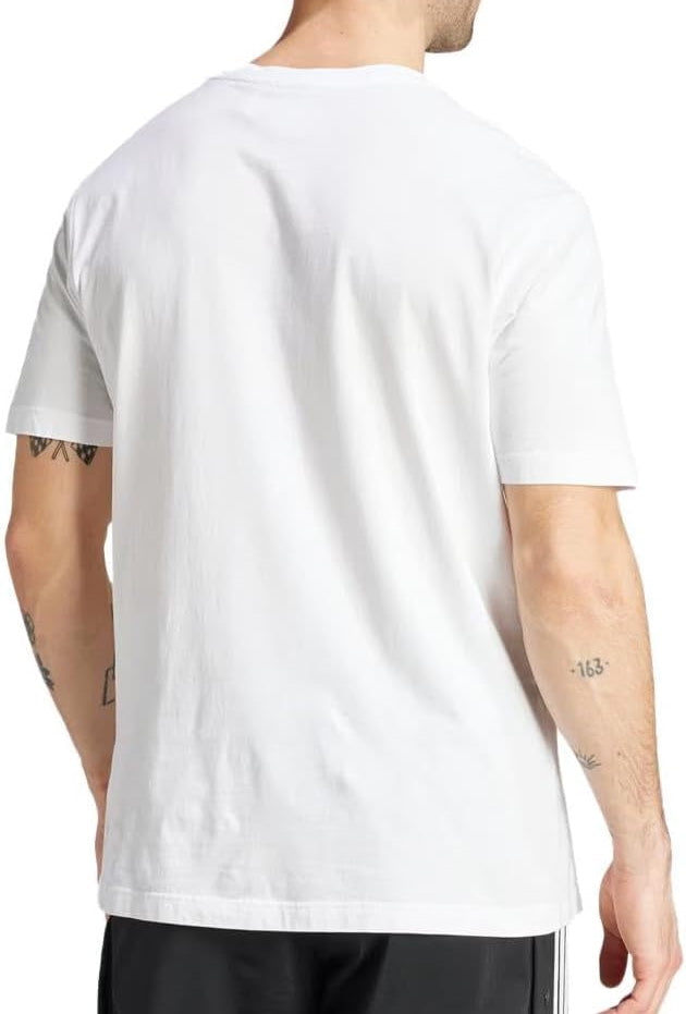 adidas Trefoil Essentials Short Sleeve Mens Top - White
